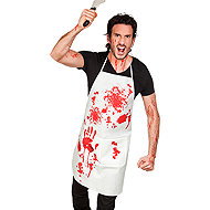 Boland Halloween white bloody apron - Costume Accessory