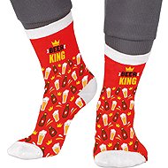 GUIRCA Men's Beer king socks, size 42-48 - Costume Accessory