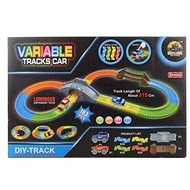 Battery-powered track with a toy car - Slot Car Track