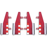 SCX Headrail with end caps 4 pcs - Slot Car Track Accessory