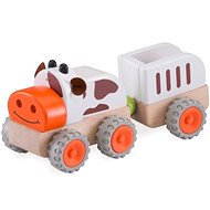 Wonderworld Wooden Mini Tractor Cow - Baby Toy