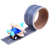 Bigjigs Toys Duct tape runway with plane - Baby Toy