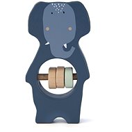 Trixie Wooden Rattle - Mrs. Elephant - Baby Rattle
