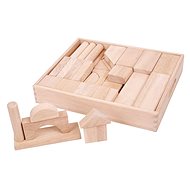 Bigjigs Toys Large Wooden Cubes Natural - Wooden Blocks