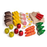ERZI Cutting and preparation teaching box - Toy Kitchen Food