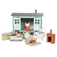 Tender Leaf Wooden Marquee Secret Meadow Shepherds Hut - Figure and Accessory Set