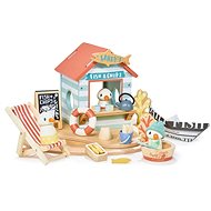 Tender Leaf Sandy's Beach Hut Wooden Bistro - Game Set