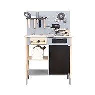 Derrson W5336 Wooden ponk grey, XXL, children's workshop - Toy Workbenches