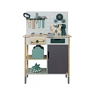 Derrson W5335 Wooden ponk turquoise XXL, children's workshop - Toy Workbenches