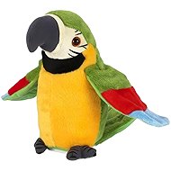Plush Interactive plush toy Parrot repeating waving 21 cm - Soft Toy