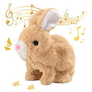 Plush Interactive plush toy Rabbit walking with sound 18 cm - Soft Toy