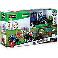 Bburago Farm cow farm with tractor - Metal Model