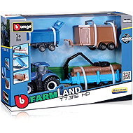Bburago New Holland T7.315 with accessories (gift pack) - Metal Model