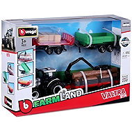 Bburago Valtra N174 with accessories (gift pack) - Metal Model