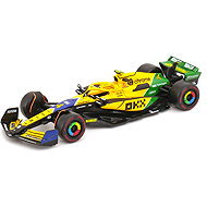 Bburago McLaren F1 Team MCL38 (2024) 1:43 #4 Norris Senna Edition - Metal Model