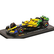 Bburago McLaren F1 Team MCL38 (2024) 1:43 #81 Piastri Senna Edition (with driver) - Metal Model
