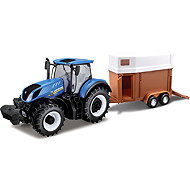 Bburago New Holland T7.315 1:32 with trailer - Metal Model