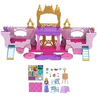Disney Princess Carriage and castle 2 in 1, small doll Aurora, 3 play floors HWX17 - Game Set