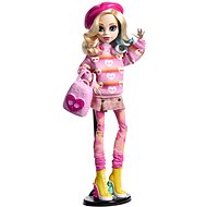 Monster High Wednesday Enid Sinclair im rosa Outfit mit Accessoires - Puppe