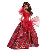 Barbie Collectible Christmas Doll, brown hair 2024 HRM63 - Doll
