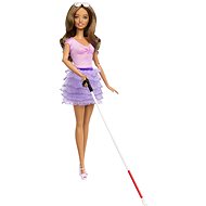 Barbie Fashionistas model, purple skirt with ruffles, 65th anniversary FBR37 - Doll