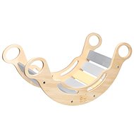 Montessori Rainbow Swing 5-in-1 - Lacquered Grey Boards - Montessori Rocking Chair
