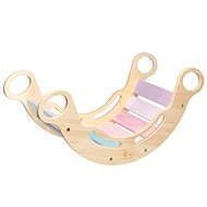 Montessori Rainbow Swing 5-in-1 - Lacquered Rainbow Boards - Montessori Rocking Chair