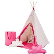 Set teepee tent Raspberry Luxury - Tent for Children