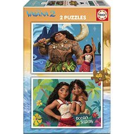 EDUCA Puzzle Vaiana 2, 2 × 48 pieces - Jigsaw Puzzle