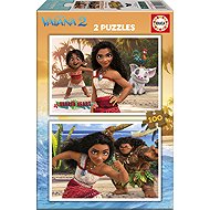 EDUCA Puzzle Vaiana 2, 2 × 100 pieces - Jigsaw Puzzle