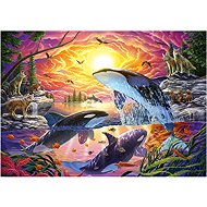 EDUCA Puzzle Killer whales and wolves 4000 pieces - Jigsaw Puzzle
