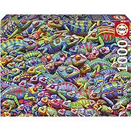 Educa Chaos among chameleons 1000 pieces - Jigsaw Puzzle