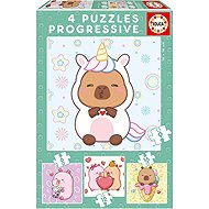 Educa CapyFun 4in1 (6,9,12,16 pieces) - Jigsaw Puzzle