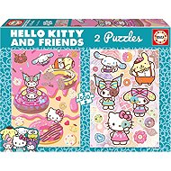 Educa Hello Kitty with Friends: Donuts 2 × 500 pieces - Jigsaw Puzzle