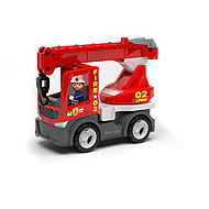 Efko ECO MultiGO Fire Crane with fireman - car with Igráček - Toy Car