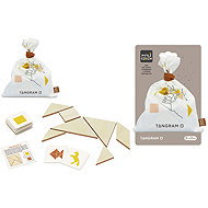 Efko Tangram square, wooden puzzles for pocket - Educational Toy