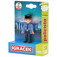 Efko Igráček Policeman Figurine with Accessories - Figure