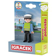 Efko Igráček Traffic Policeman Figurine with Accessories - Figure