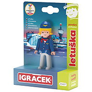 Efko Igráček Flight Attendant Figurine with Accessories - Figure