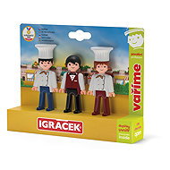 Efko Igráček Trio Let's Cook Chef, Cook and Waiter - Figure
