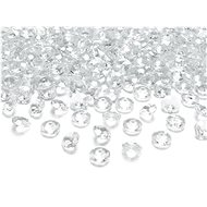 Colourless diamond confetti for table - wedding 100 pcs - Confetti