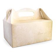 Dispenser box - cream with ornaments - wedding 10 pcs - Party Accessories