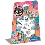 Clementoni SPARKLY TATTOO Tetoválás - Lemosható tetoválás