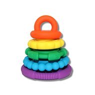 Jellystone Designs Folding pyramid with bites - rainbow - Sort and Stack Tower