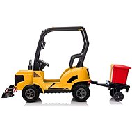 Eljet Children's electric car sweeper yellow, Li-Ion - Children's Electric Tractor