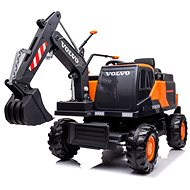 Eljet Volvo Baby Electric Digger Orange, Li-Ion - Children's Electric Tractor