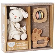 eliNeli Baby gift set 3 in 1 - rabbit - Baby Rattle