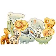 Elineli Wooden Zoo Animals threading beads - Bead Track