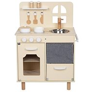 eliNeli Children's wooden kitchen with window - Play Kitchen