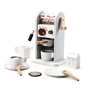 eliNeli Children's coffee machine with coffee grinder - grey - Toy Appliance